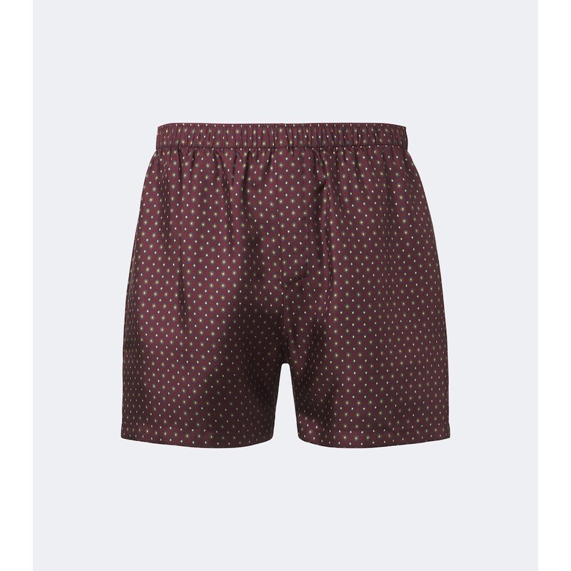 Saint Laurent Printed silk shorts