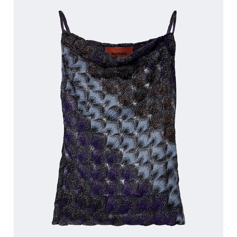 Dámská tílka Missoni ve stříbrné barvě
