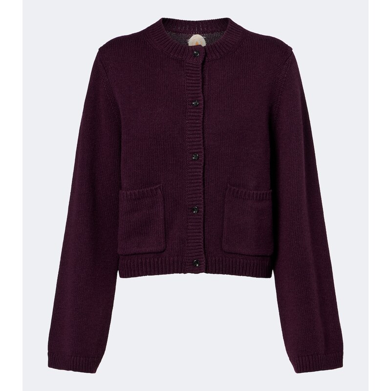 Jardin des Orangers Virgin wool and cashmere cardigan