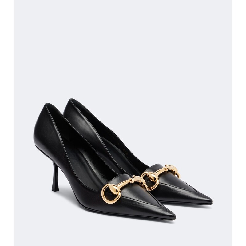 Gucci Boulevard Horsebit leather pumps