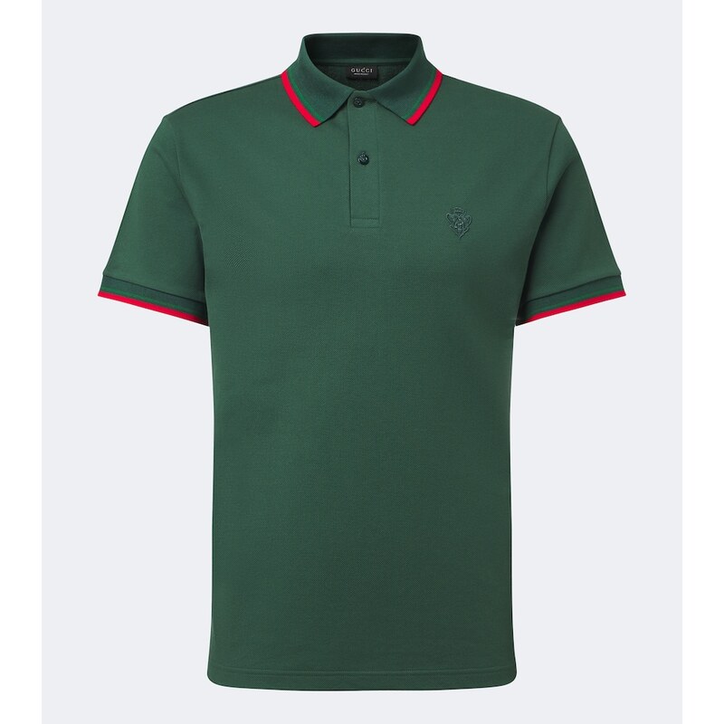 Gucci Cotton-blend piquÃ polo shirt
