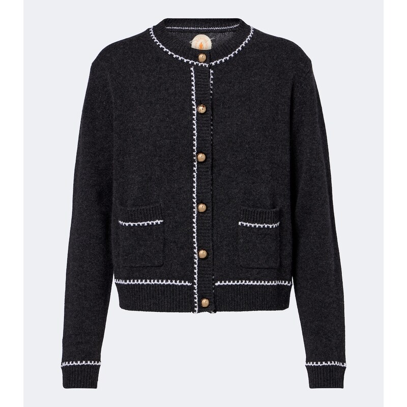 Jardin des Orangers Virgin wool and cashmere cardigan