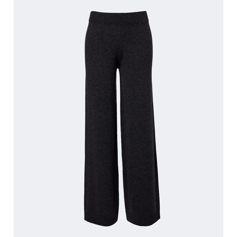 Jardin des Orangers Virgin wool and cashmere wide-leg pants