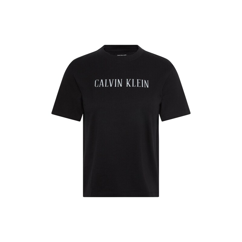 Calvin Klein Jeans Tričko CLASSIC VARSITY černá / bílá