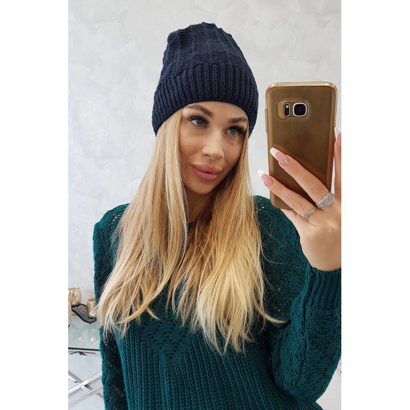 Kesi Fleecová čepice Anna K238 navy blue
