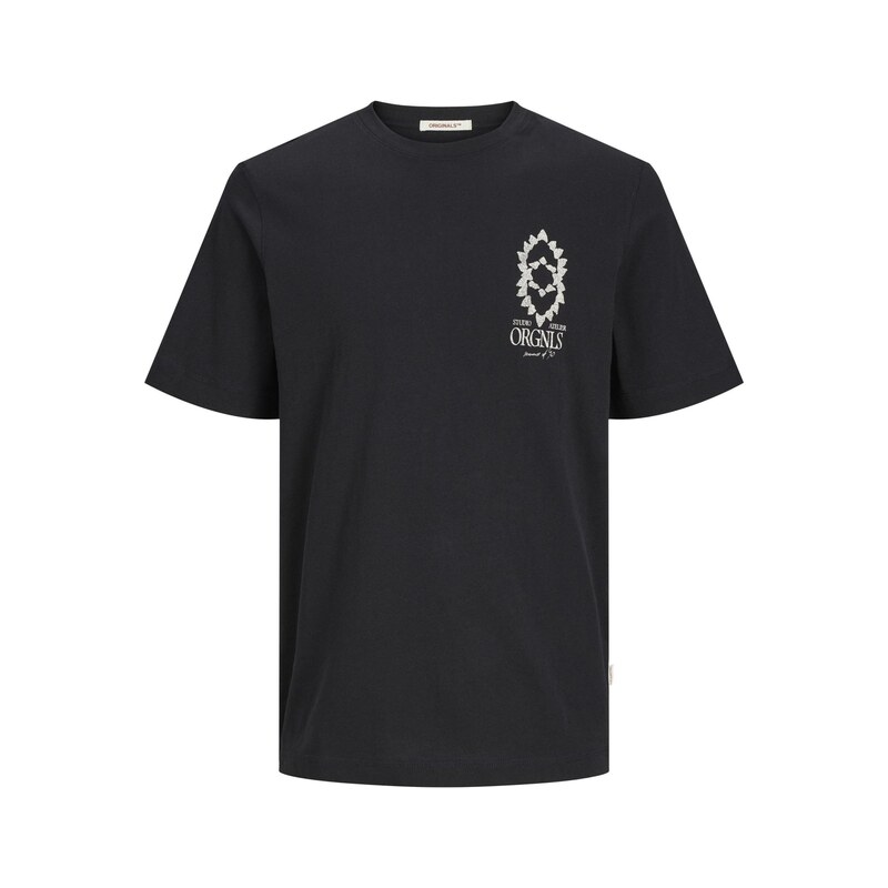JACK & JONES Tričko JORNoto černá / bílá