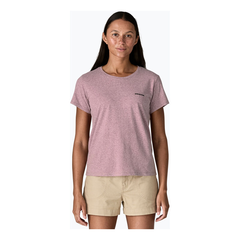 Dámské tričko Patagonia P-6 Logo Responsibili-Tee qulet violet