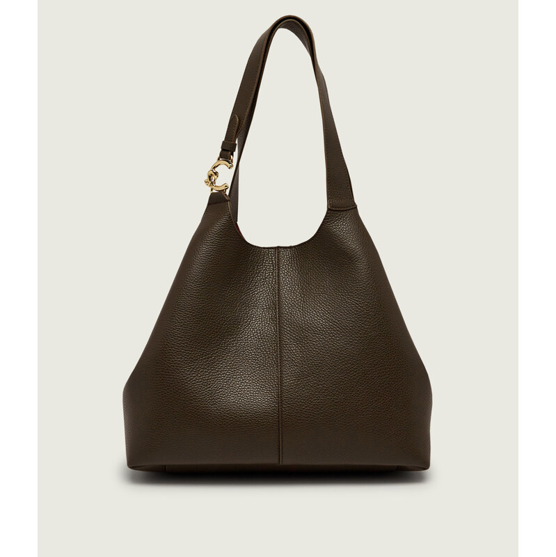 Coccinelle Kožená kabelka shopper + váček Coccinelle C-Easy