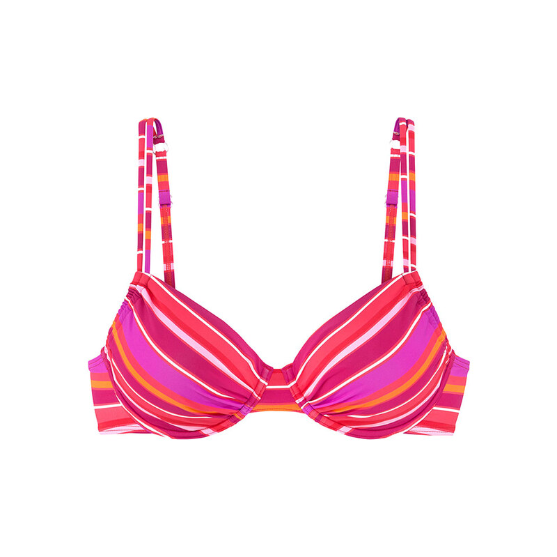 Plavky vrchní díl s.Oliver Pink/ Lila 8384728