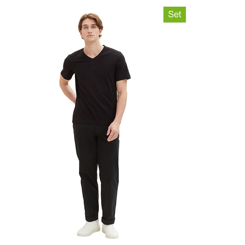 Tričko Tom Tailor Schwarz 5841093