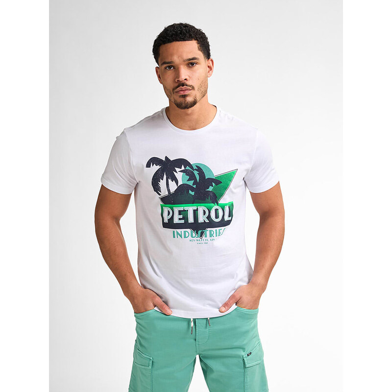 Tričko Petrol Industries Weiß 4718542