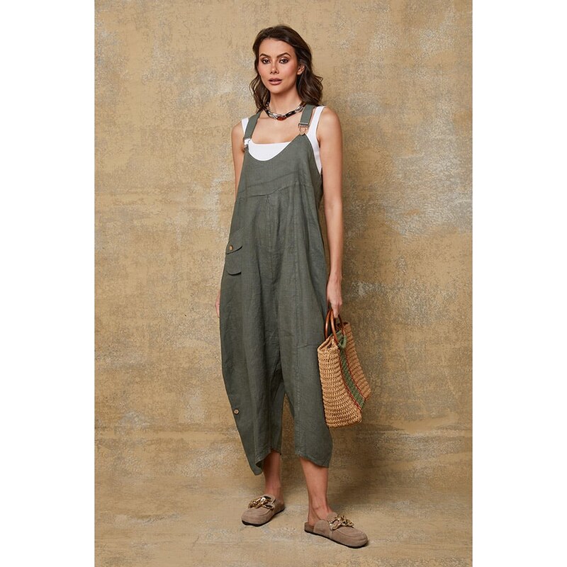 La Compagnie Du Lin Khaki 628845