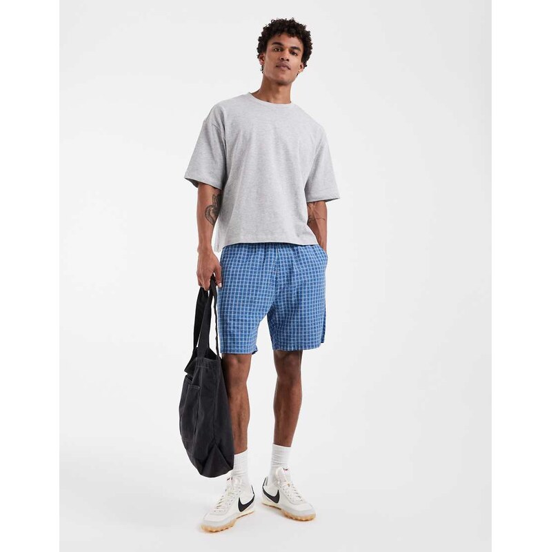 Levis boxer shorts in blue check