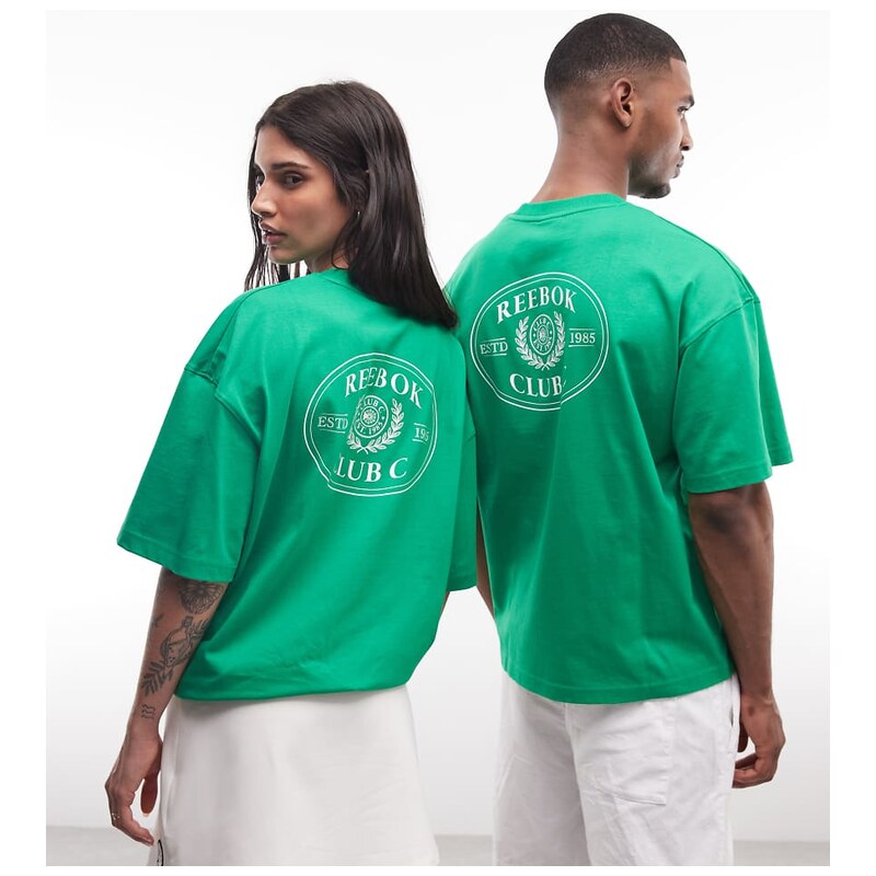 Reebok graphic t-shirt in green - Exclusive to ASOS