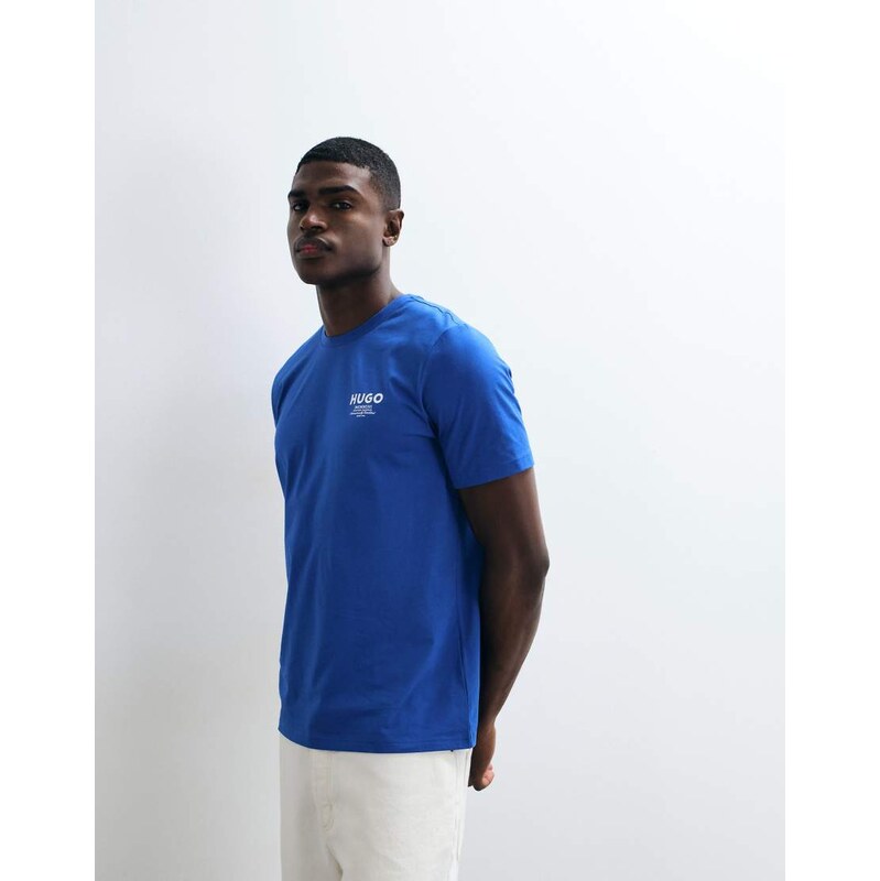 HUGO Blue Nesptee regular fit t-shirt in blue