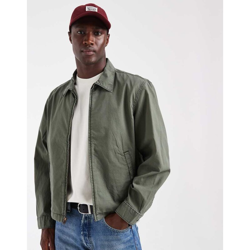 Levis castro zipped jacket in grey