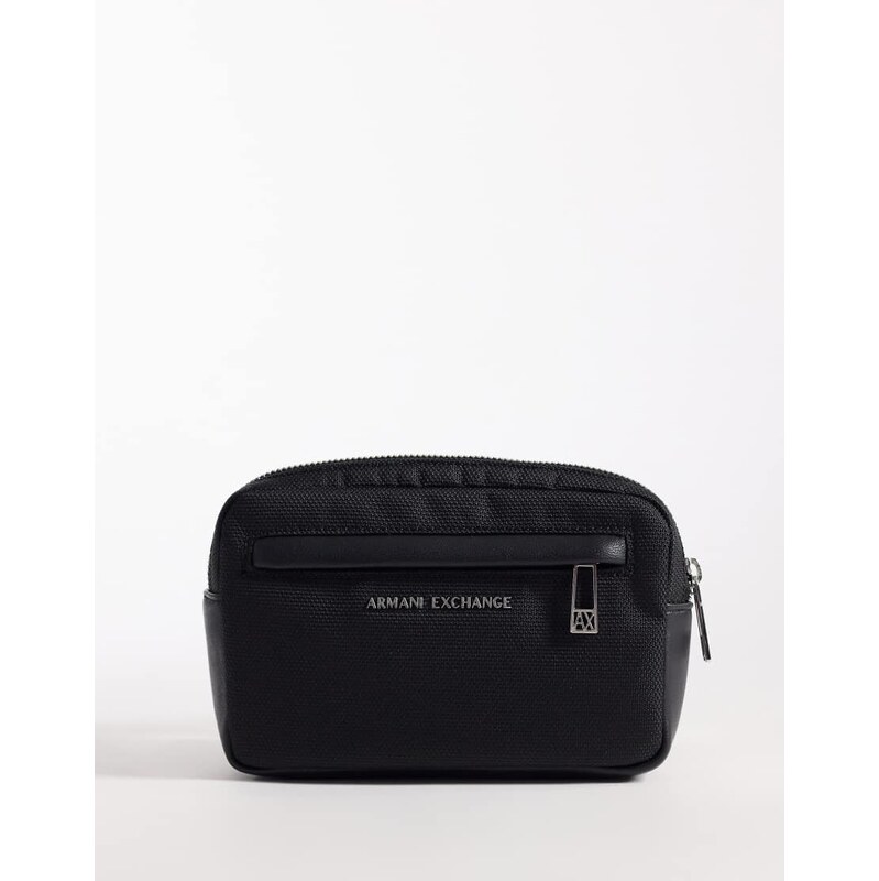 Armani Exchange bum bag in black