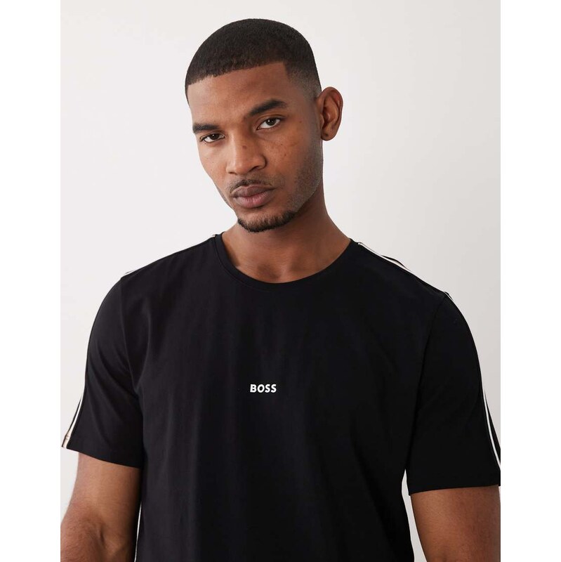 BOSS Orange BOSS Bodywear unique lounge t-shirt in black