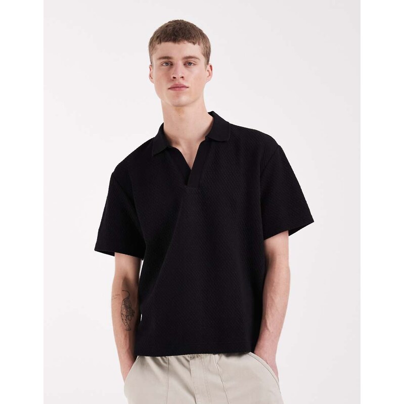 Wrangler short sleeve sweater in black