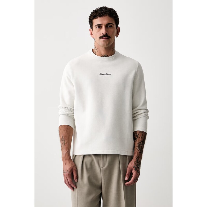 Guess Jeans tričko s dlouhým rukávem pánské s bavlnou