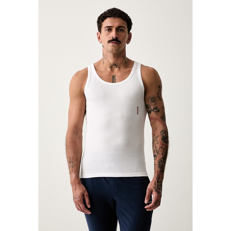 HUGO top pánský bavlněný TANK TOP TRIPL. PACK 3-pack