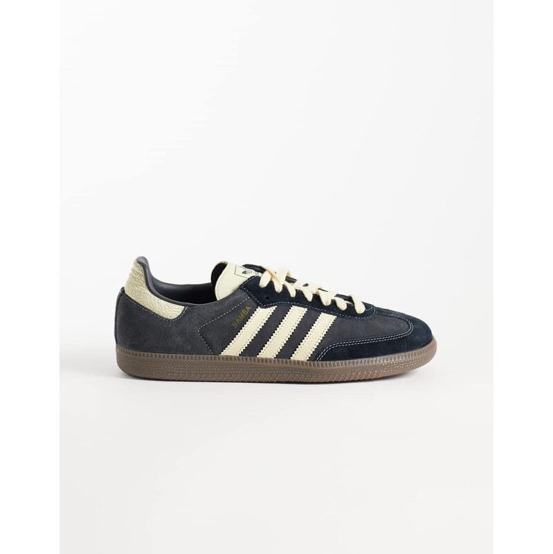 adidas Originals Samba OG trainers in black and cracked cream