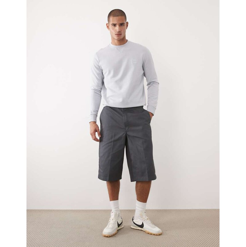 BOSS Orange Westart sweatshirt in grey