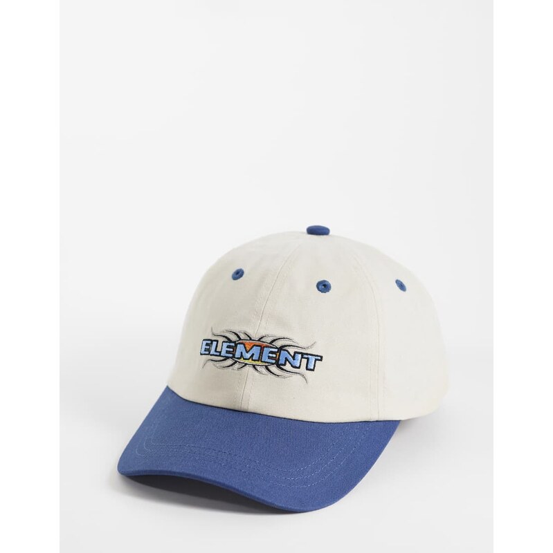 Element baseball cap in off white