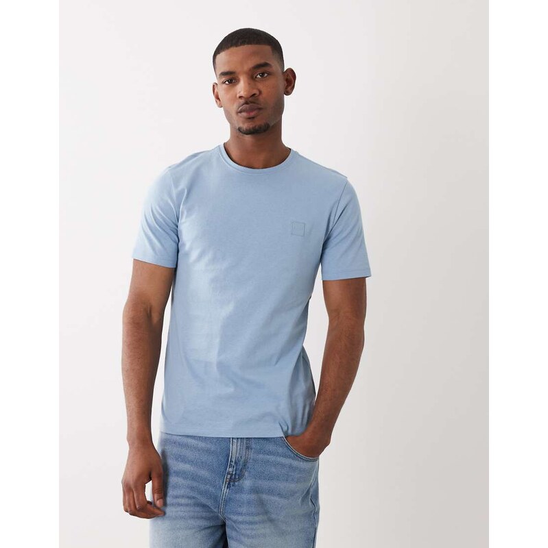 BOSS Orange Hugo Boss regular fit t-shirt in light blue