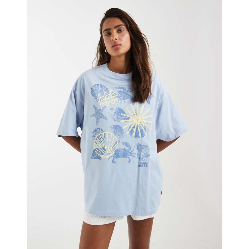 Levis printed t-shirt in blue