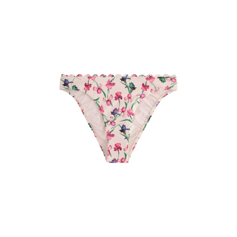 B by Ted Baker Spodní díl plavek krémová / tmavě zelená / tmavě