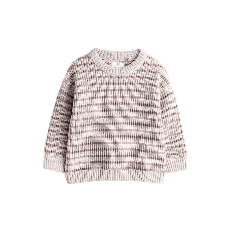 Next Svetr béžová / tmavě béžová