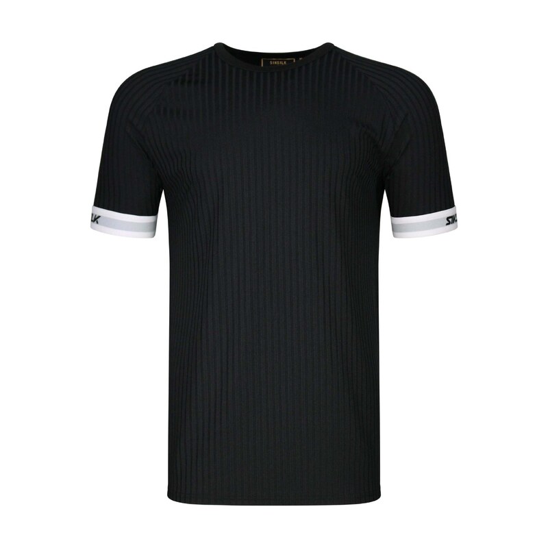 SikSilk Tričko Tech černá
