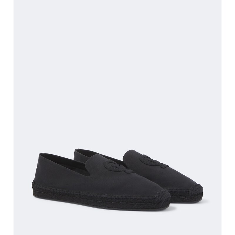 Christian Louboutin Emboroidered canvas espadrilles