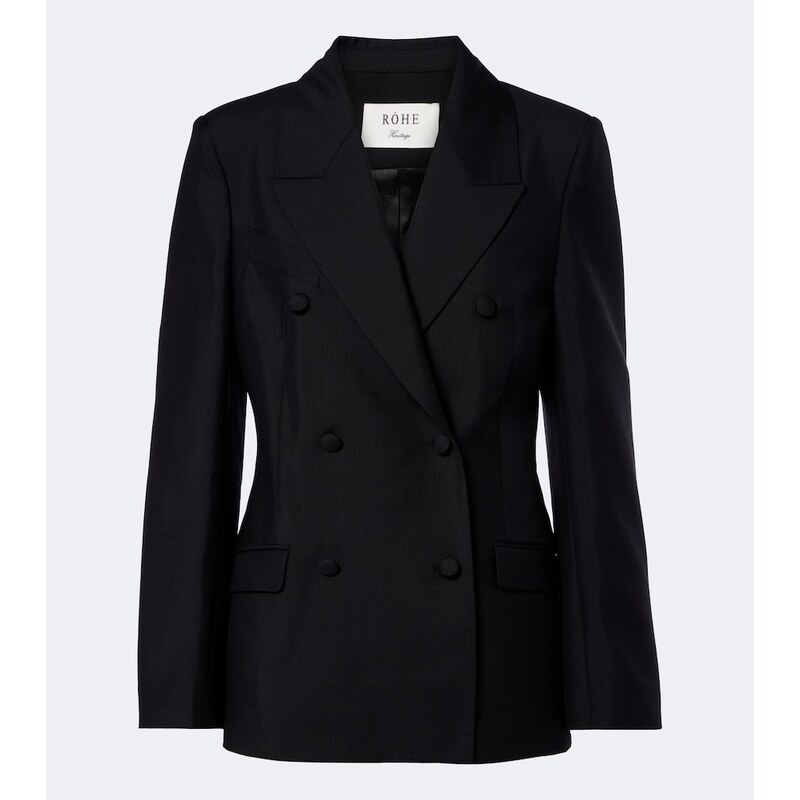 Rohe RÃ³he Wool and mohair blazer