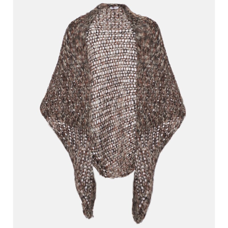 Brunello Cucinelli Mohair-blend poncho