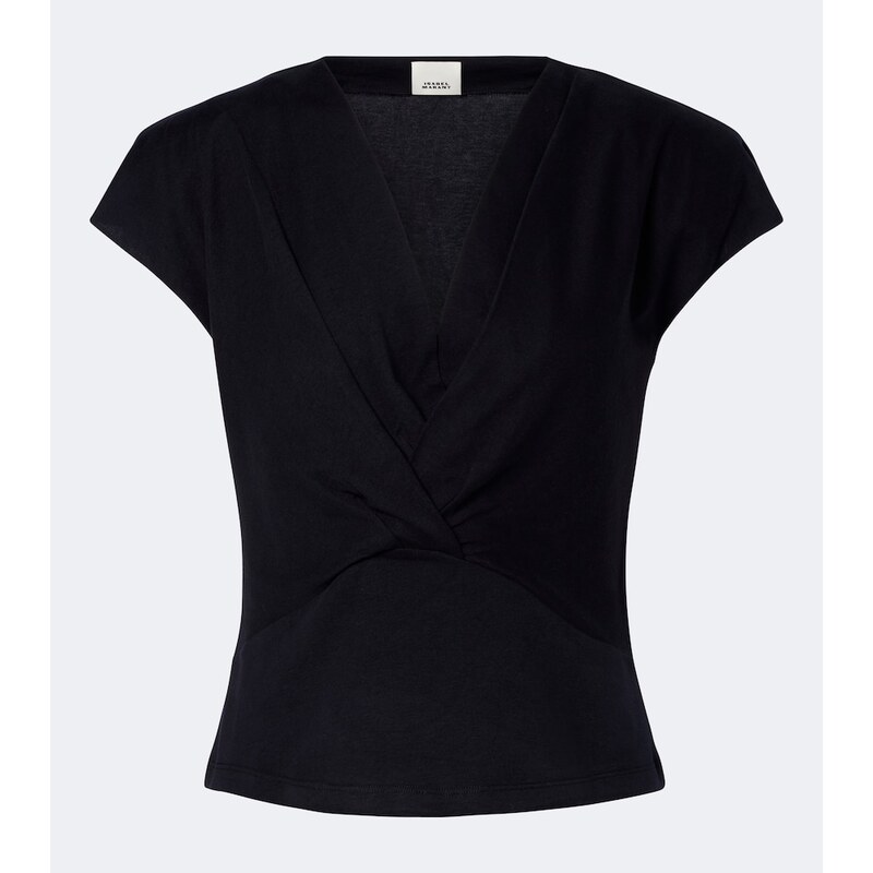 Isabel Marant Nadrine cotton jersey top