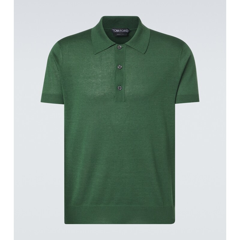 Tom Ford Silk and linen polo sweater