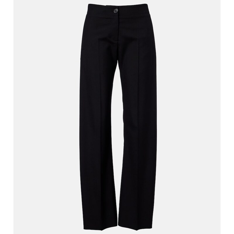Khaite Mita virgin wool straight pants