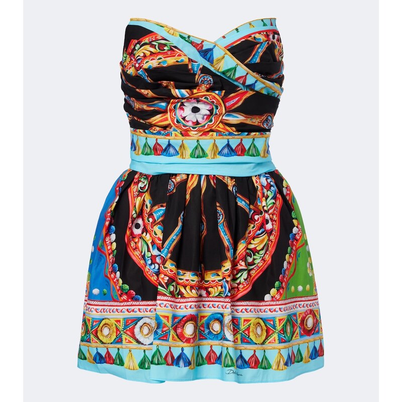 Dolce&Gabbana Carretto cotton minidress