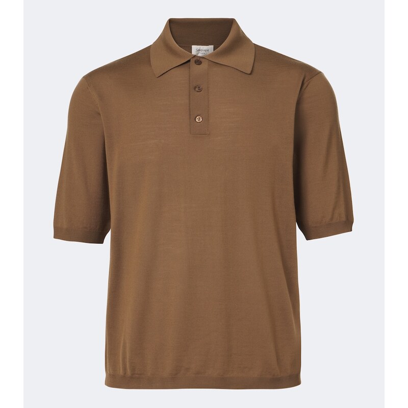 Saint Laurent Wool polo shirt