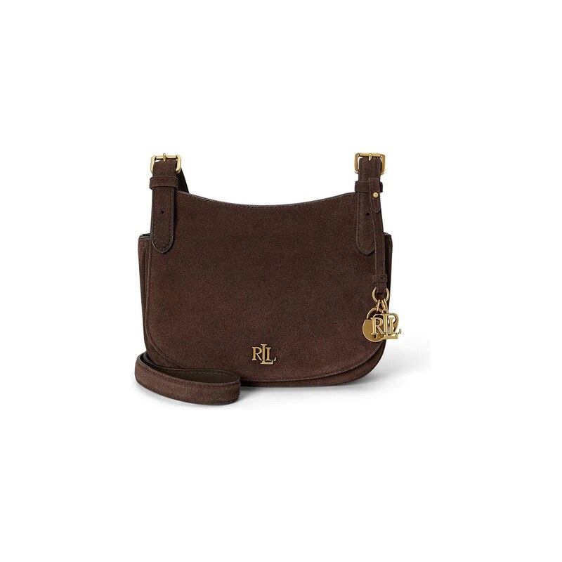Lauren Ralph Lauren crossbody kabelka dámská semišová