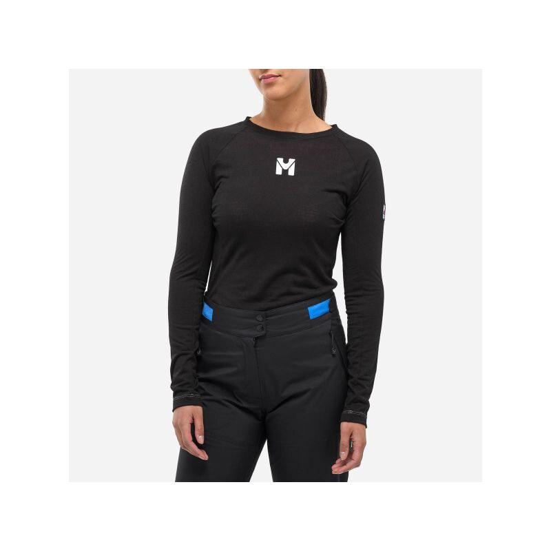 Dámské tričko MILLET Trilogy Wool Ts Ls W, černé