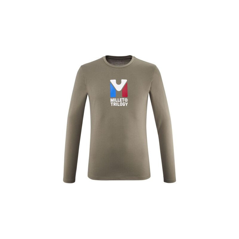 Tričko MILLET M CHAMONIX TRI TS LS hnědé pánské