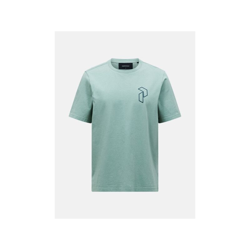 Pánské tričko PEAK PERFORMANCE M Original Graphic Tee, zelené