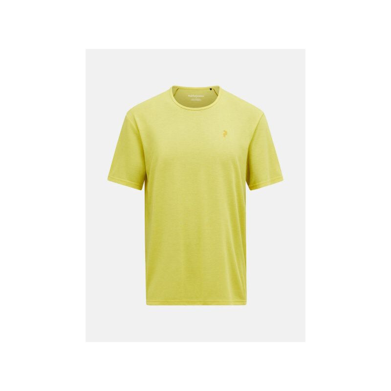 Pánské tričko PEAK PERFORMANCE M Wool-Blend Shortsleeve, žlutá