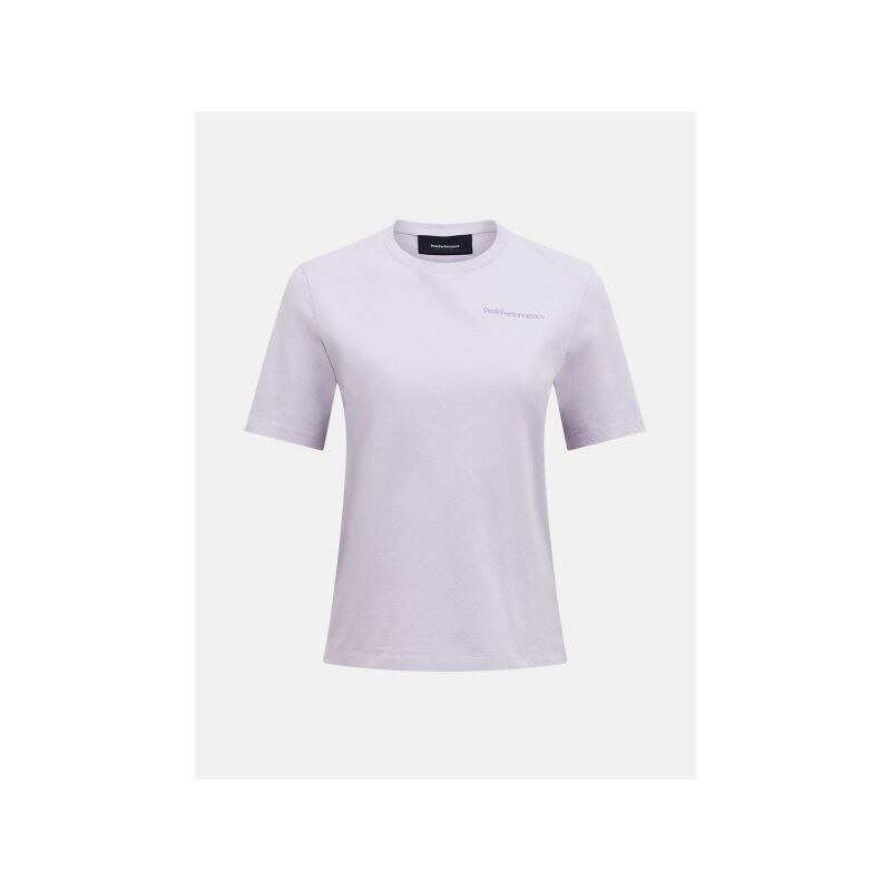 Dámské tričko PEAK PERFORMANCE W Original Small Logo Tee, šedé