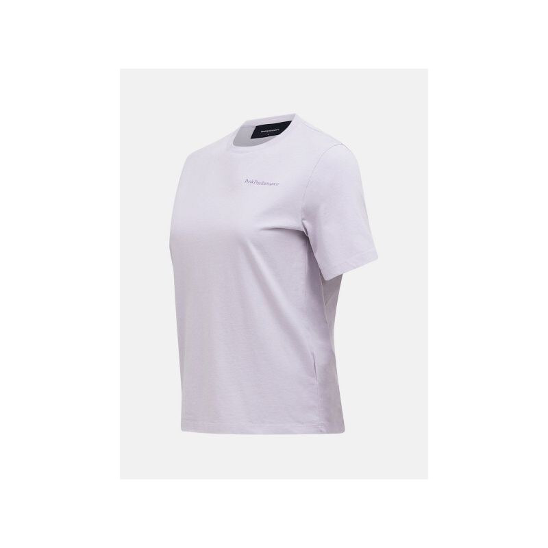 Dámské tričko PEAK PERFORMANCE W Original Small Logo Tee, šedé