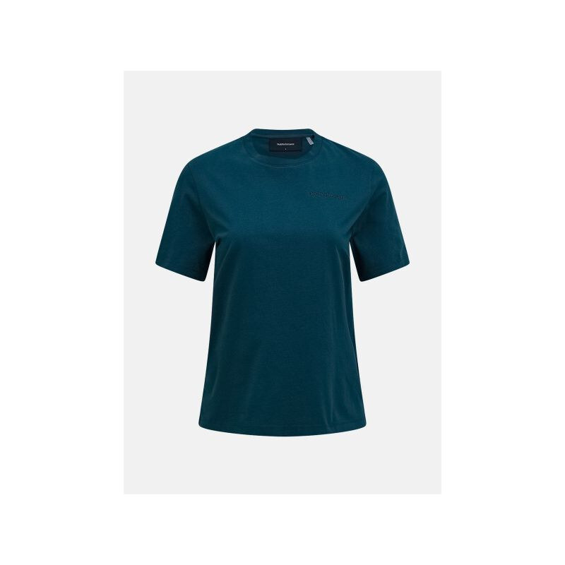 Dámské tričko PEAK PERFORMANCE W Original Small Logo Tee, zelené