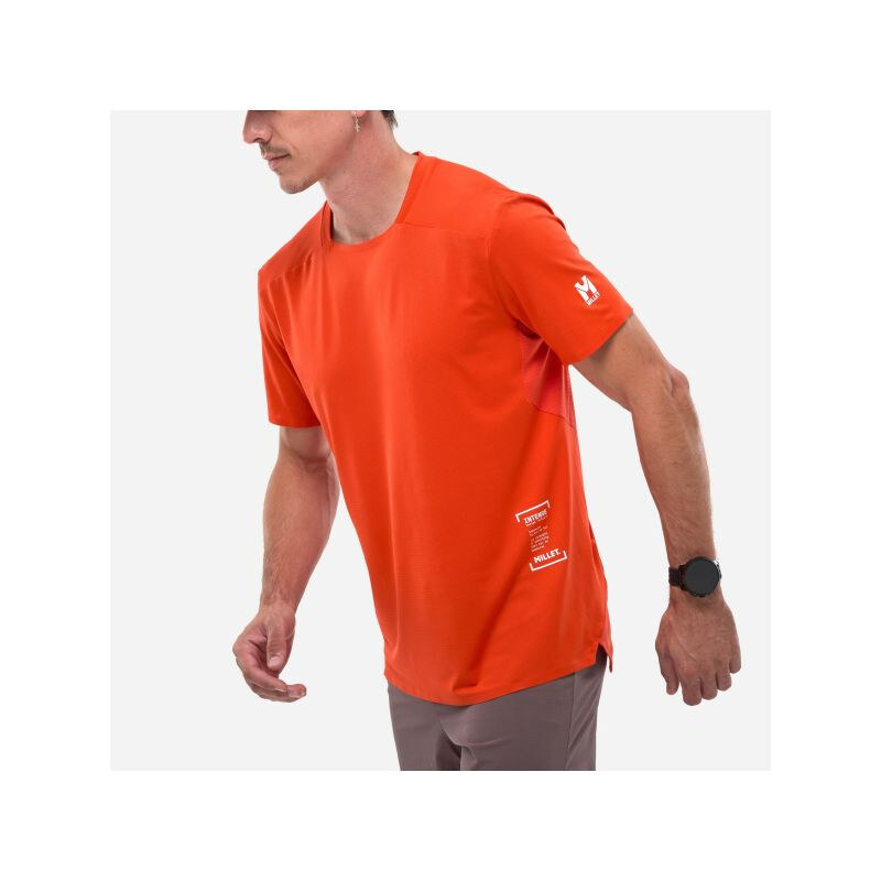 Koszulka męska MILLET Intense Pro Light Ts Ss M czerwona